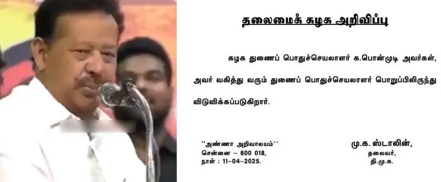 பொன்முடியும் சர்ச்சையும்…